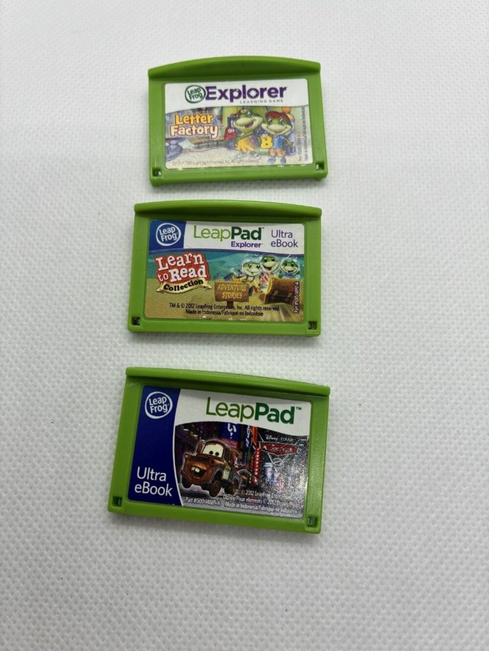 LeapFrog LeapPad Ultra Explorer Learning Games Lot Letter Factory Cars Read